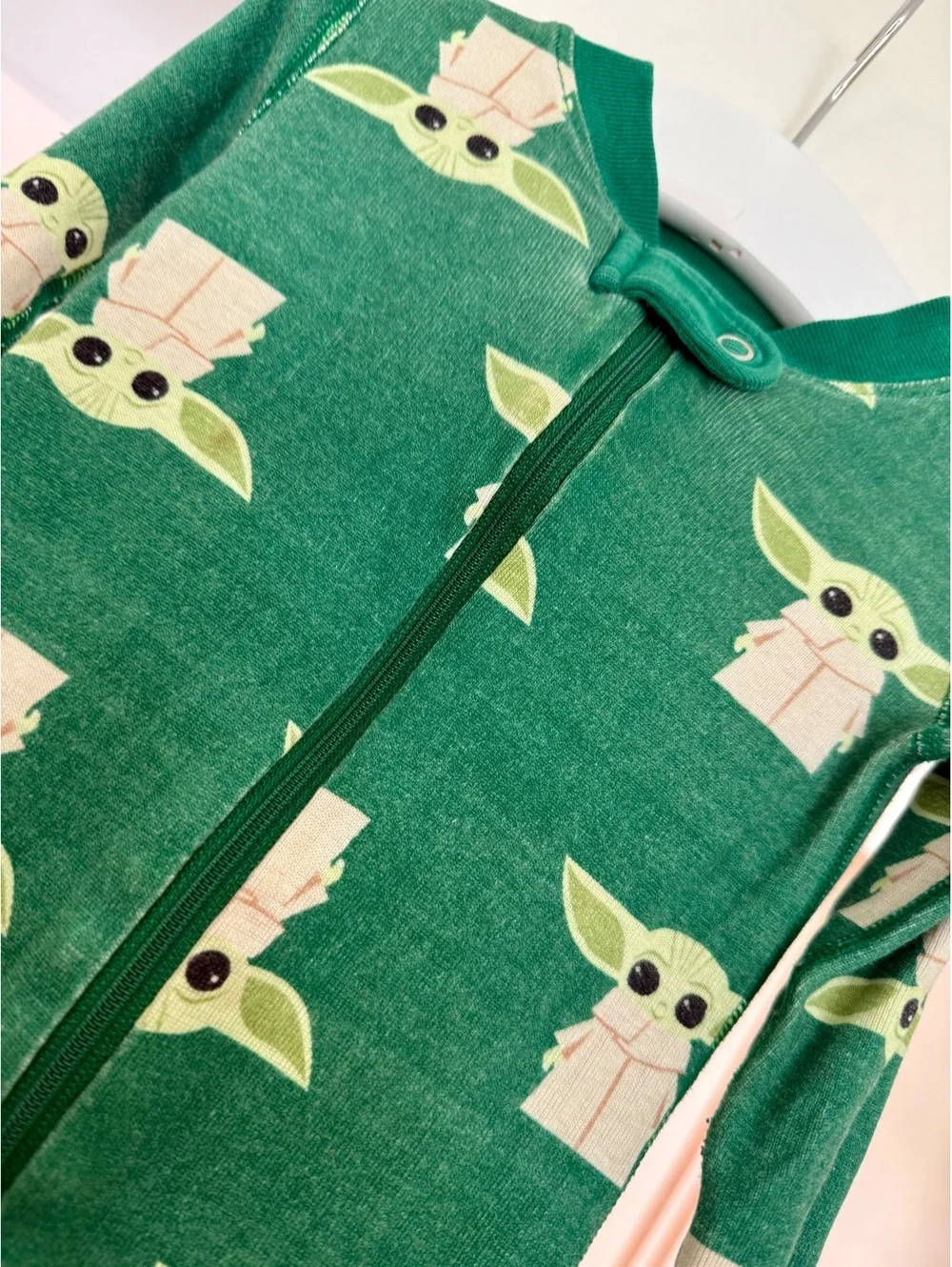 Hanna Andersson Star Wars Baby Yoda Sleeper Sz 12-18 Months